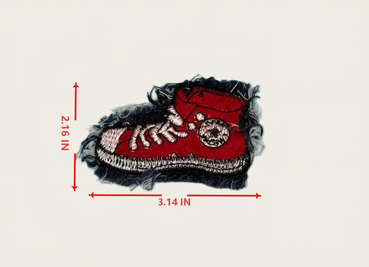 SUPERVALUECHOICE HCSEYE00011 Denim Shoes embroidery clothing fabric patches