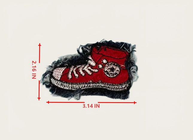 SUPERVALUECHOICE HCSEYE00011 Denim Shoes embroidery clothing fabric patches