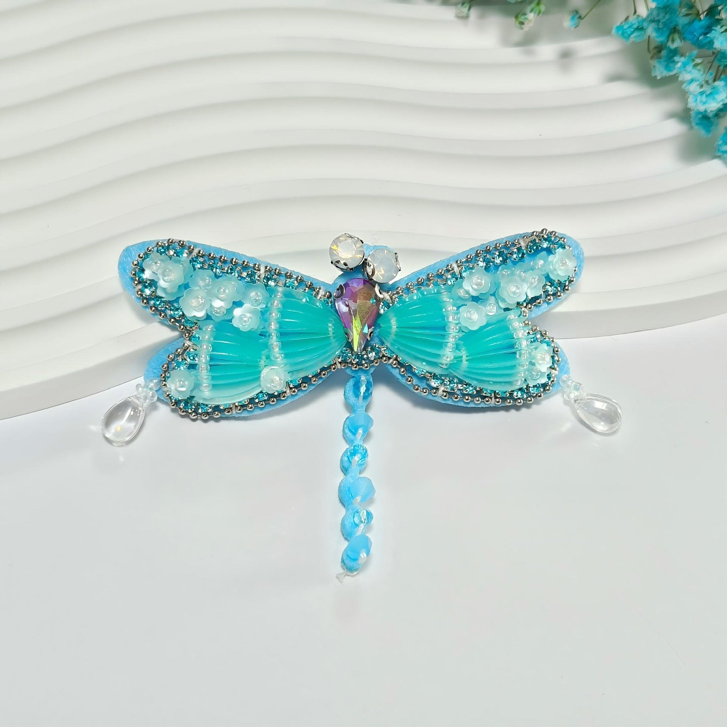 SUPERVALUECHOICE HCSEYD00023 Beaded Rhinestone Dragonfly&Candy patches