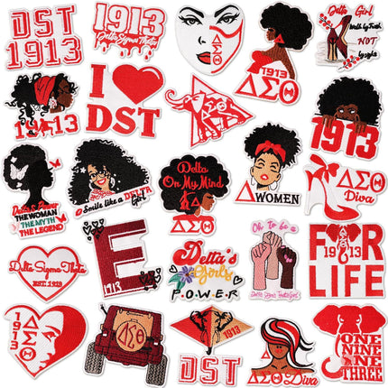 SUPÊR VÃLUE CHOICE  HCSEY00005   24 Pcs of Set “Hot Ladies” Patch