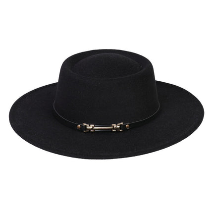 SUPERVALUECHOICE HCSEK00045 Vegan suede Top Fedora Hat Wool Felt Jazz Style Winter Unisex