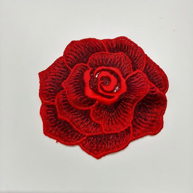 SUPERVALUECHOICE HCSEYB00075 Floral Embroidered Fabric Patches 2.95'' X 3.14''