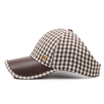 SUPERVALUECHOICE HCSEK00008 Vintage Houndstooth Baseball Cap