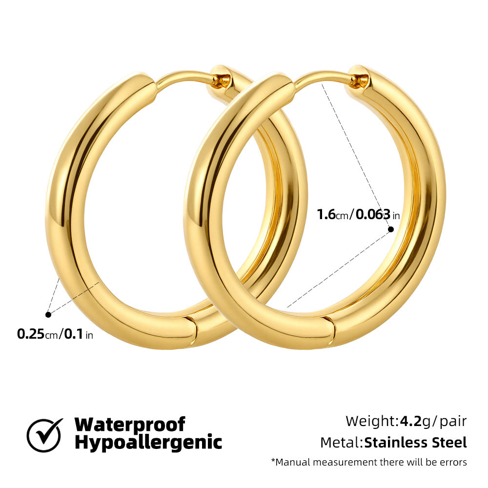 SUPERVALUECHOICE HCSETA00015 Elegant Hoop Earrings