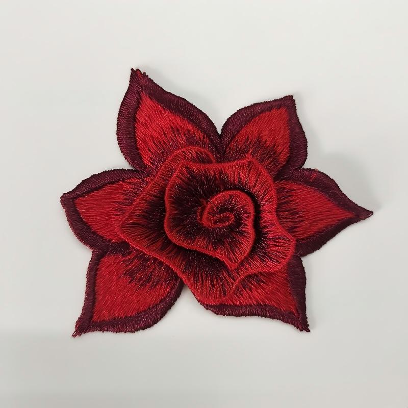 SUPERVALUECHOICE HCSEYB00060 Floral Embroidered Fabric Patches 2.95'' X 3.26''
