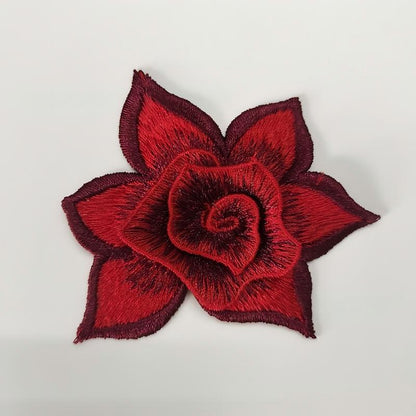 SUPERVALUECHOICE HCSEYB00060 Floral Embroidered Fabric Patches 2.95'' X 3.26''