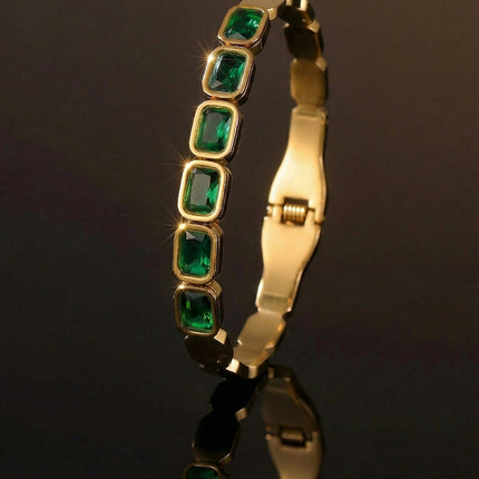 SUPÊR VÃLUE CHOICE HCSEX00004 Square Gemstone Bracelet