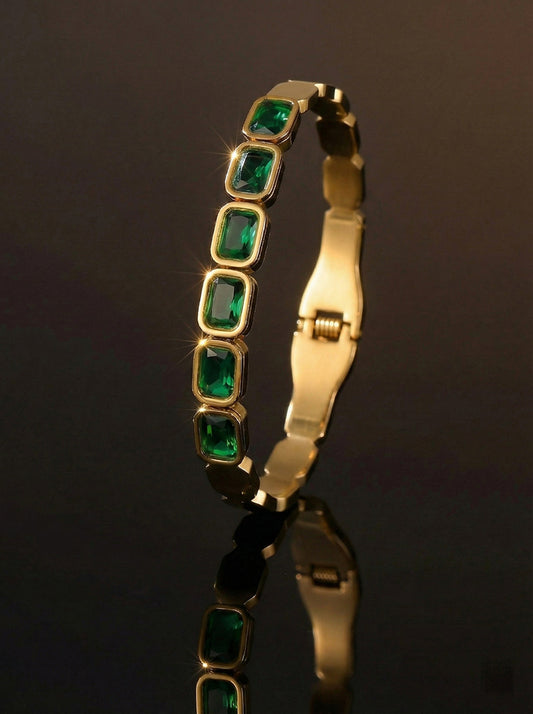 SUPÊR VÃLUE CHOICE HCSEX00004 Square Gemstone Bracelet