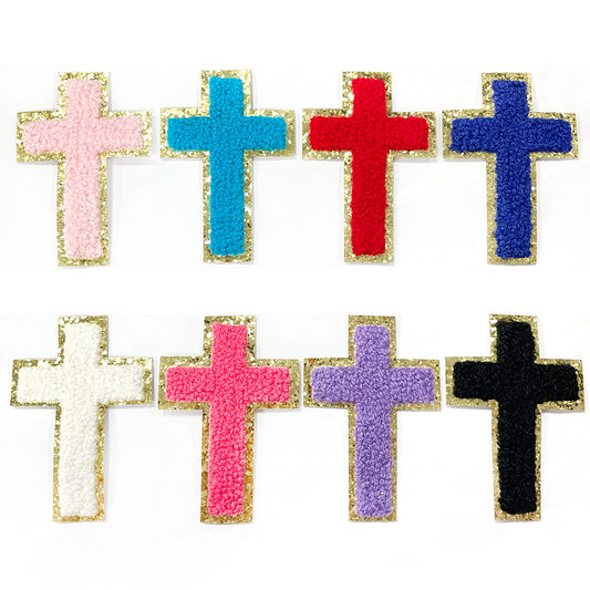 SUPERVALUECHOICE  HCSEYA00017 Cross-Patterned Towel Fabric Patches