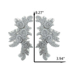 Silver / 1 pair (2-piece set)