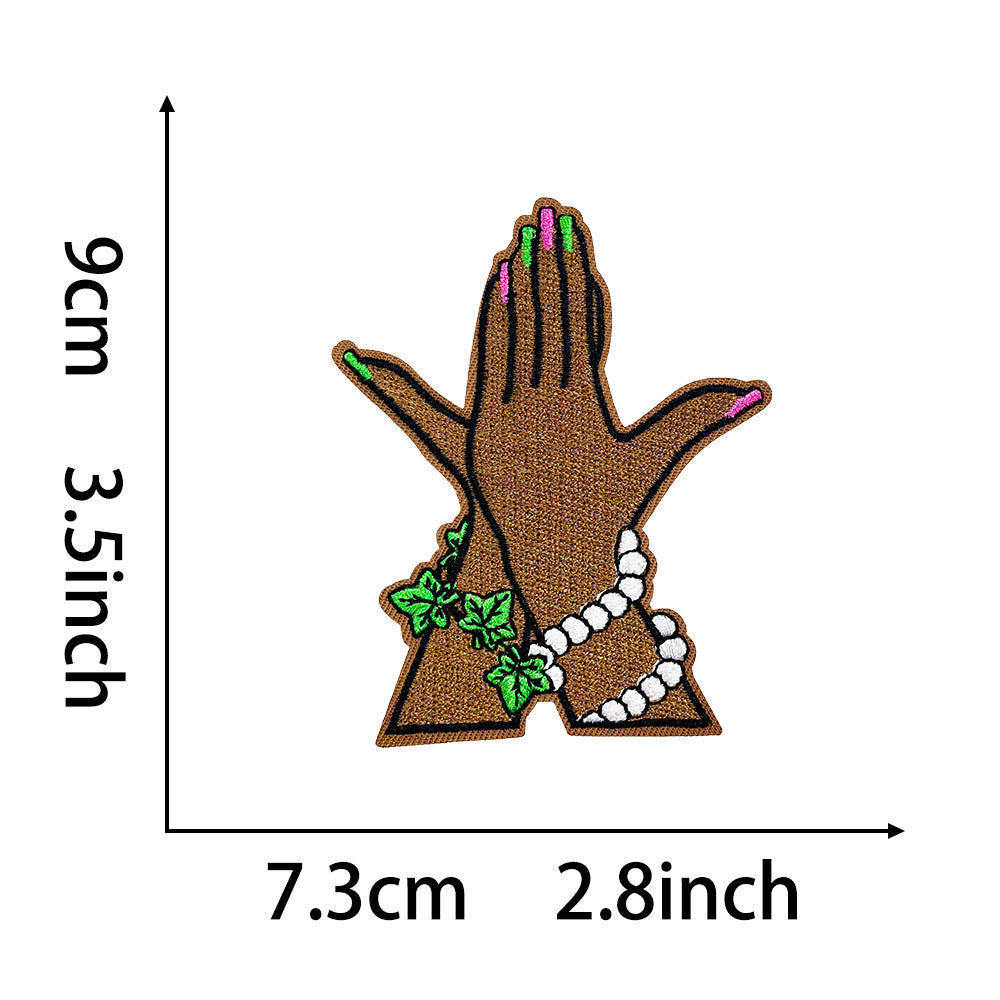 SUPERVALUECHOICE  HCSEYB00002 Letter Bow Embroidered Patch