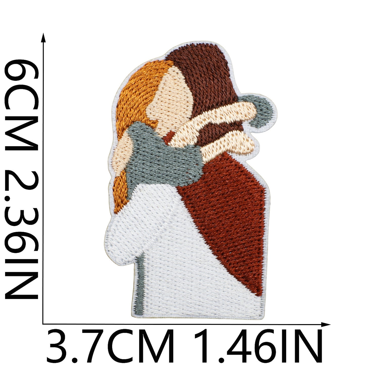 SUPERVALUECHOICE HCSEYB000010 Jesus Embroidered Fabric Patch