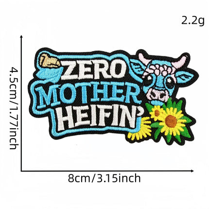 SUPERVALUECHOICE HCSEYSB000029 22Pcs Turquoise Western Cowboy Embroidered Iron On Patches Country Style Clothing DIY Appliques
