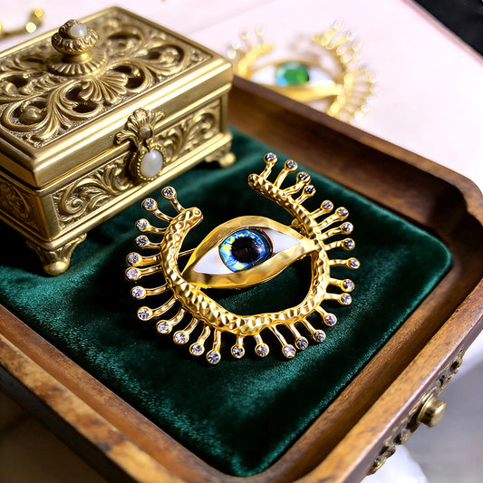 SUPERVALUECHOICE HCSESA00020 Evil Eye Brooch