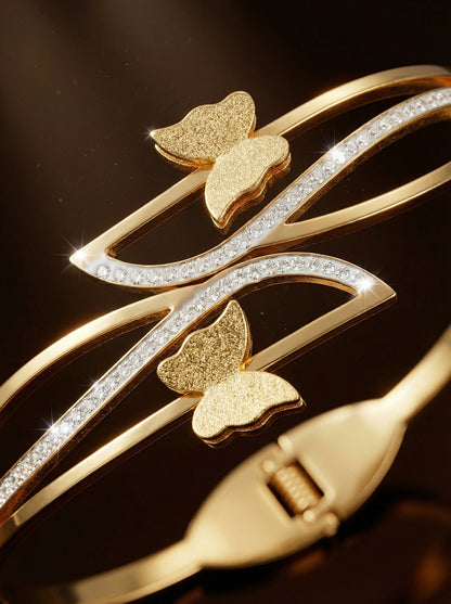 SUPÊR VÃLUE CHOICE HCSEX00036 Openwork Butterfly Bracelet