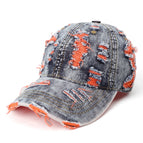 Blue Denim-Orange