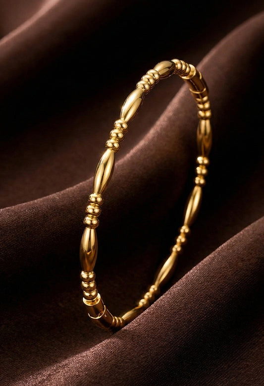 SUPÊR VÃLUE CHOICE HCSEX00018 Teardrop-shaped Bamboo-Patterned Bracelet