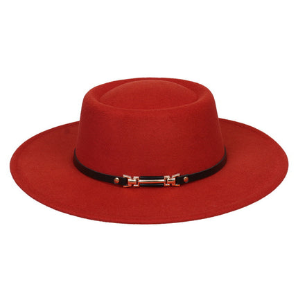 SUPERVALUECHOICE HCSEK00045 Vegan suede Top Fedora Hat Wool Felt Jazz Style Winter Unisex