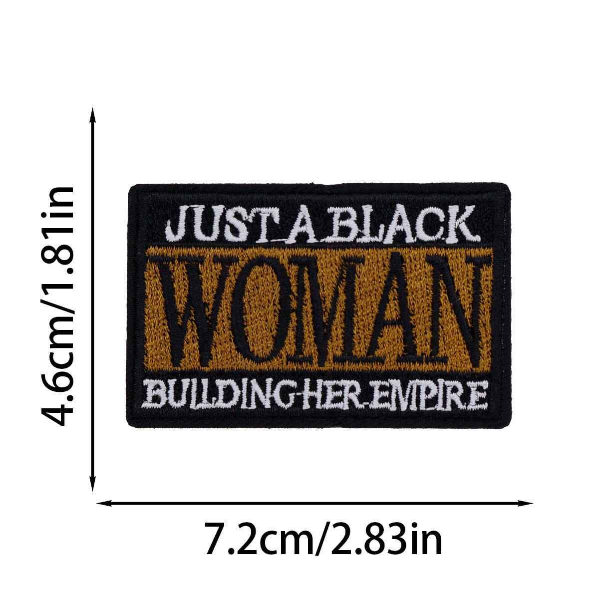 SUPERVALUECHOICE HCSEYSB00104 17Pcs Black Girl Empowerment Embroidered Iron On Patches Afro Theme Clothing DIY Appliques