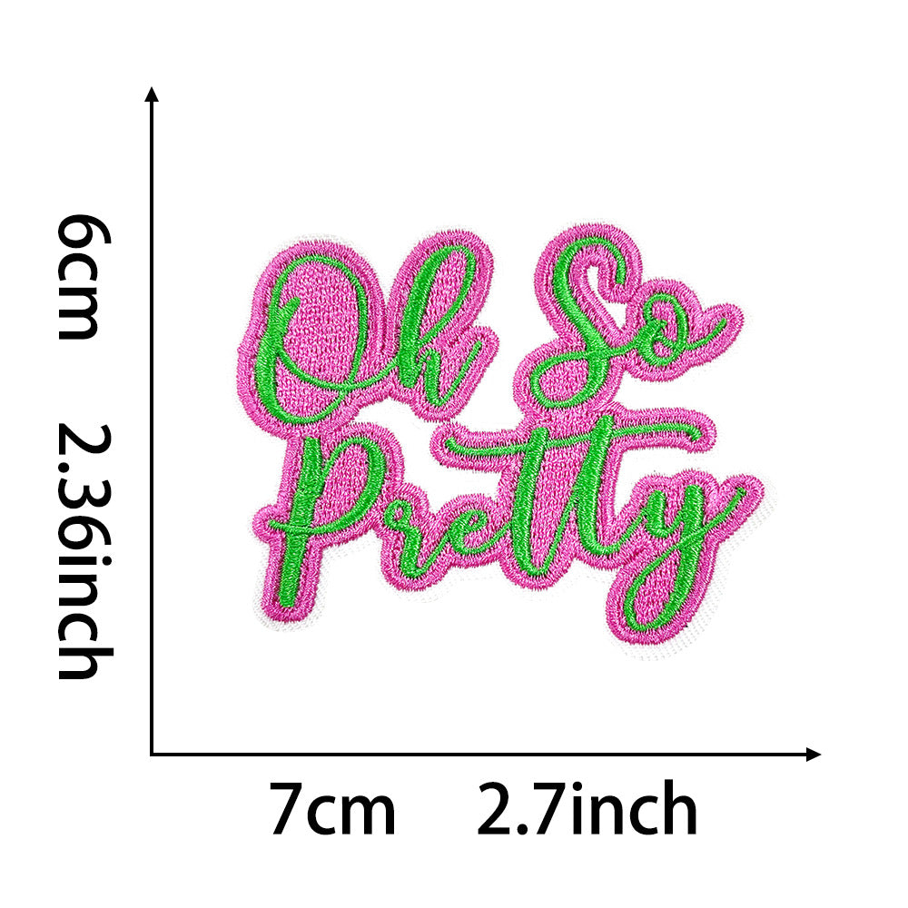 SUPERVALUECHOICE  HCSEYB00002 Letter Bow Embroidered Patch