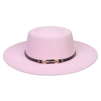 SUPERVALUECHOICE HCSEK00045 Vegan suede Top Fedora Hat Wool Felt Jazz Style Winter Unisex