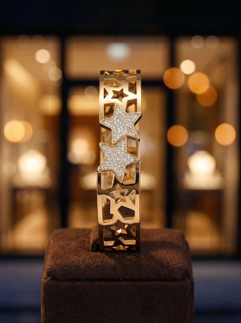 SUPÊR VÃLUE CHOICE HCSEX00017 Diamond-studded Star Bracelet