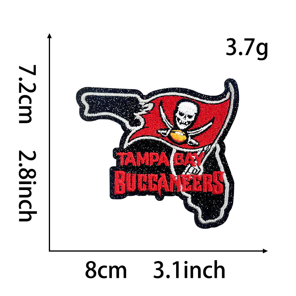 SUPERVALUECHOICE HCSEYB00027 NFL Team Emblem Embroidered Fabric Patches