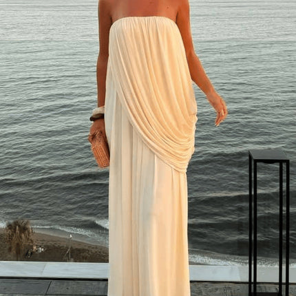 SUPERVALUECHOICE HCSEAA00065 Unique Design Loose Tube Top Maxi Dress