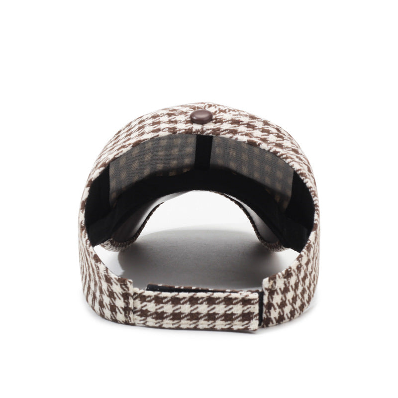 SUPERVALUECHOICE HCSEK00008 Vintage Houndstooth Baseball Cap
