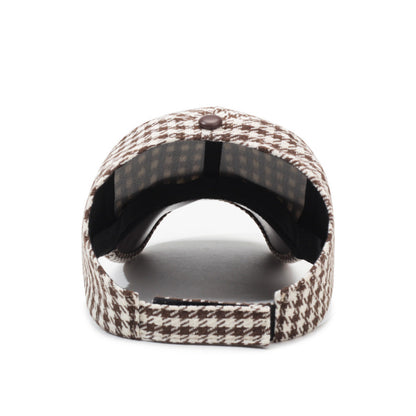 SUPERVALUECHOICE HCSEK00008 Vintage Houndstooth Baseball Cap