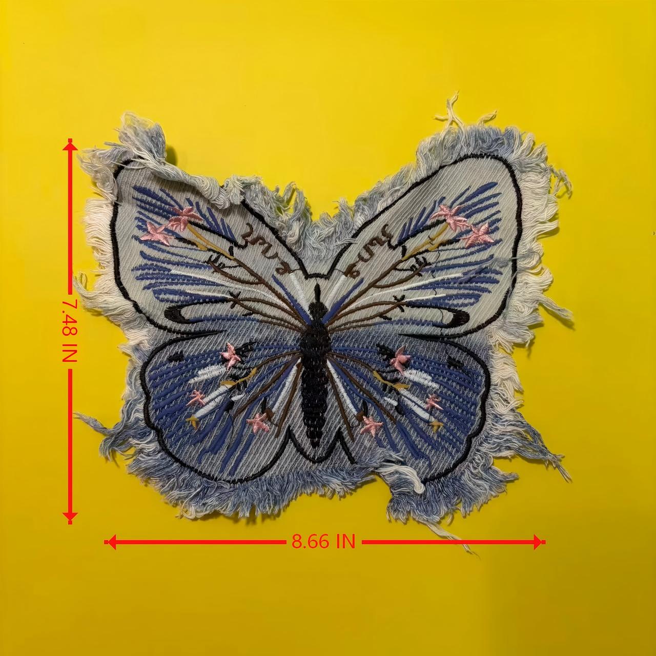 SUPERVALUECHOICE HCSEYE00008 Denim embroidery clothing fabric patches