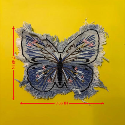SUPERVALUECHOICE HCSEYE00008 Denim embroidery clothing fabric patches