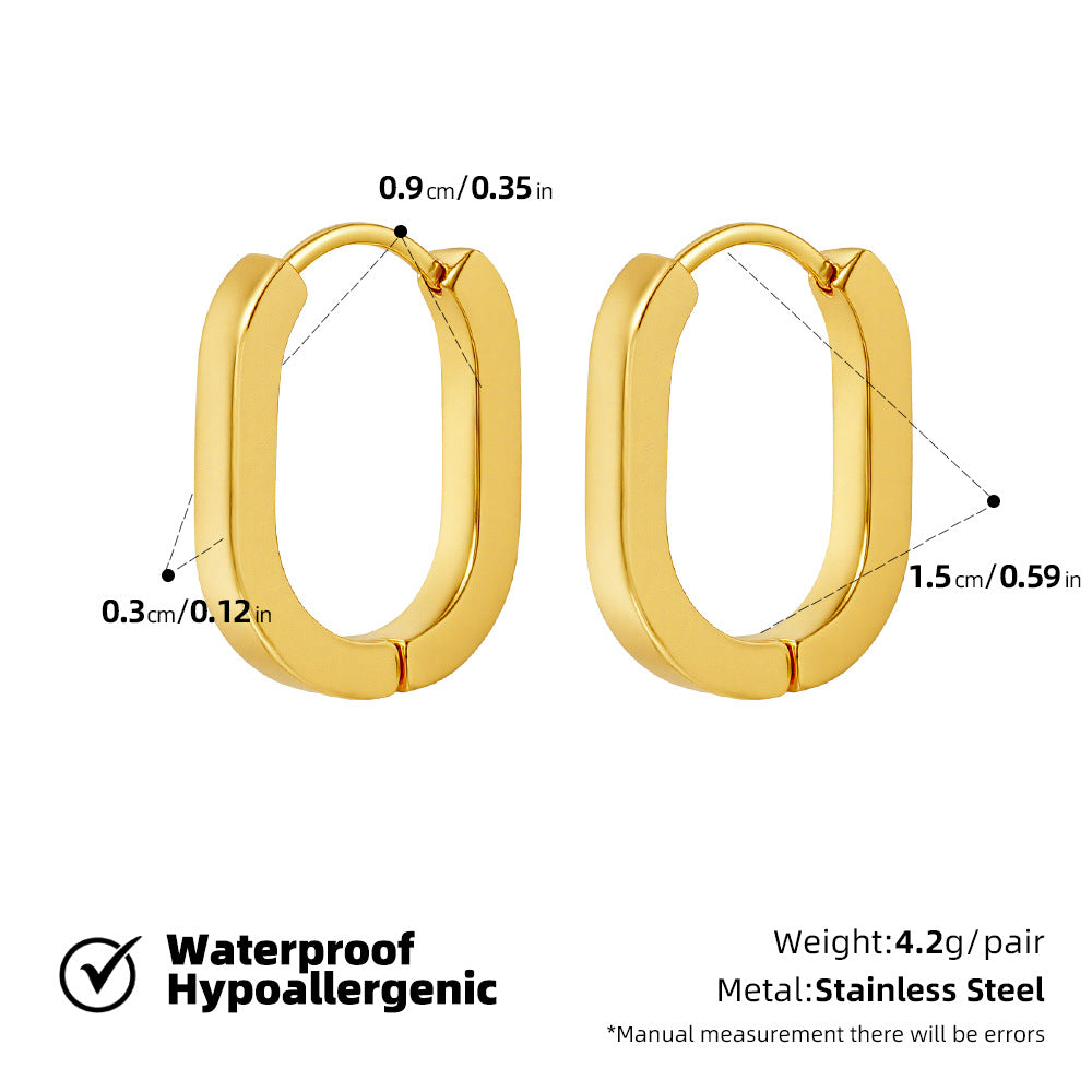 SUPERVALUECHOICE HCSETA00017 Geometric Heart-Shaped Petal Earrings
