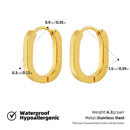 SUPERVALUECHOICE HCSETA00017 Geometric Heart-Shaped Petal Earrings