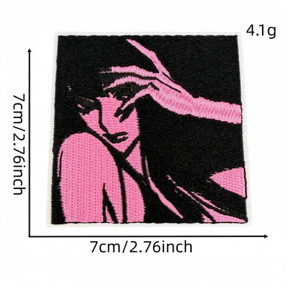 SUPERVALUECHOICE  HCSEYB00005 Sweet and Edgy Heart-Shaped Skull and Butterfly Embroidered Fabric Patch