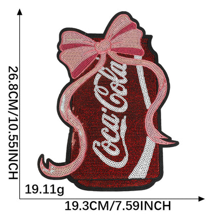SUPERVALUECHOICE HCSEYC00009 Sequin English Letter Fabric Patch