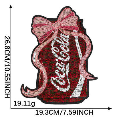 SUPERVALUECHOICE HCSEYC00009 Sequin English Letter Fabric Patch