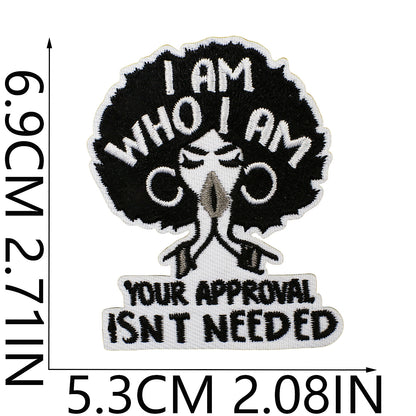 SUPERVALUECHOICE HCSEYB00013 Black Girl Magic Embroidered Fabric Patch