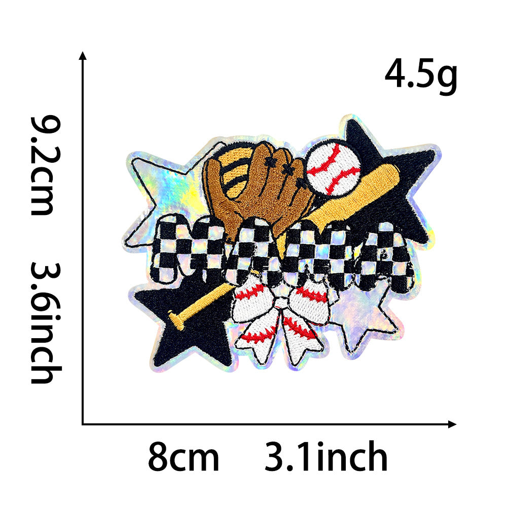 SUPERVALUECHOICE HCSEYB00029 Football Game Day Embroidered Fabric Patches