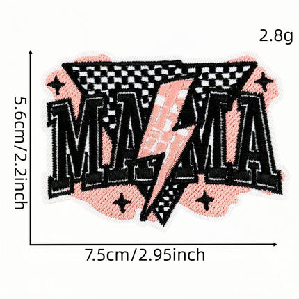 SUPERVALUECHOICE HCSEYSB000011 13Pcs Leopard Bow Checkerboard Lightning Embroidered Appliques Patches