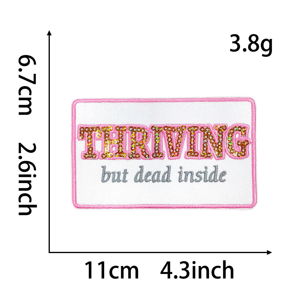 SUPERVALUECHOICE HCSEYB00018 Girls' Sequin Embroidered Patches