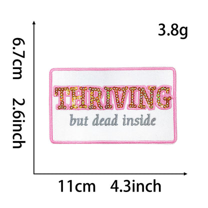 SUPERVALUECHOICE HCSEYB00018 Girls' Sequin Embroidered Patches