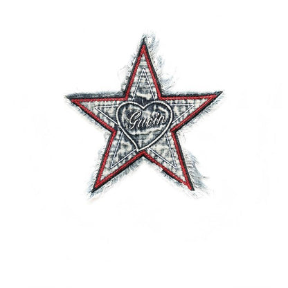 SUPERVALUECHOICE HCSEYE00010 Denim  embroidery clothing fabric patches