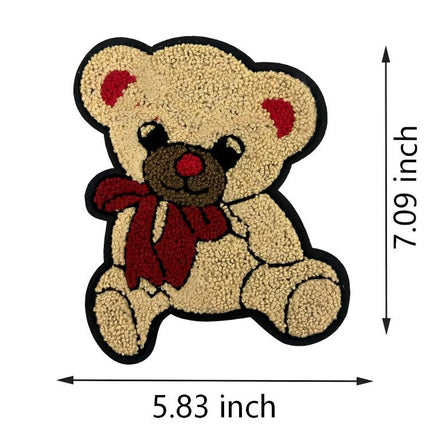 SUPERVALUECHOICE  HCSEYA00019 Teddy Bear Chenille Embroidered Clothing Patches