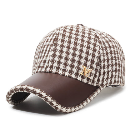 SUPERVALUECHOICE HCSEK00008 Vintage Houndstooth Baseball Cap