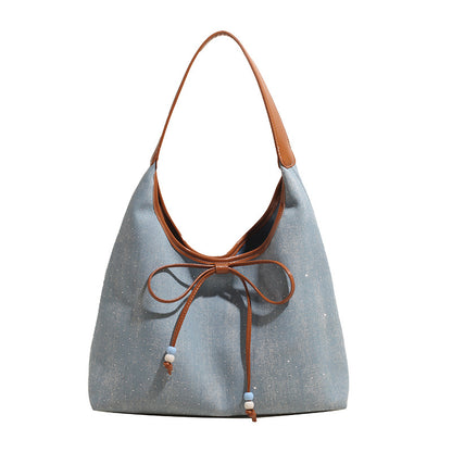 SuperValueChoice HCSEFA00007 DIY Denim single purse 14.17''×15.35''×4.33''