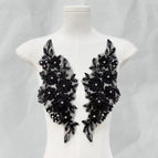 Black-2 / 1 pair (2-piece set)