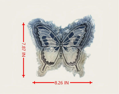 SUPERVALUECHOICE HCSEYE00008 Denim embroidery clothing fabric patches