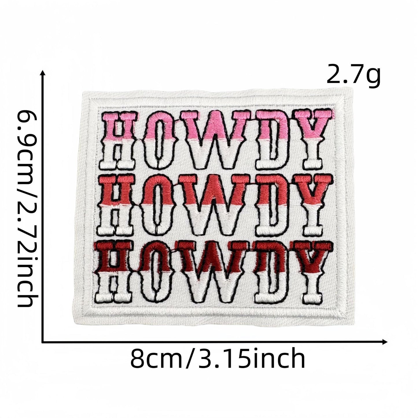 SUPERVALUECHOICE HCSEYB00030 Vintage English Graffiti Embroidered Fabric Patches