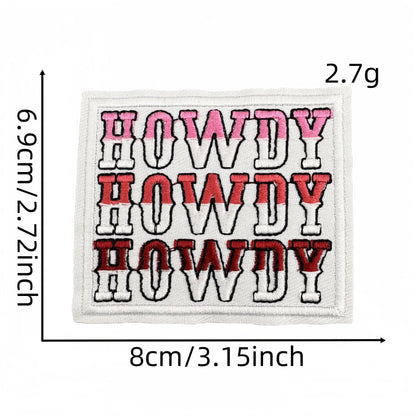SUPERVALUECHOICE HCSEYB00030 Vintage English Graffiti Embroidered Fabric Patches